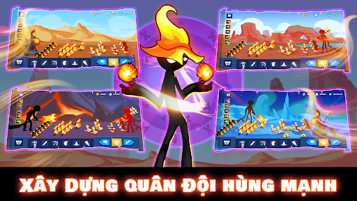 Stickman Battle - Stick of Thrones game title