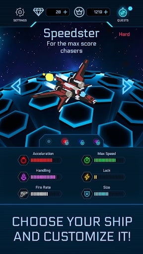 Galaxy Swirl: Hexa Endless Run ApkUnlimit version