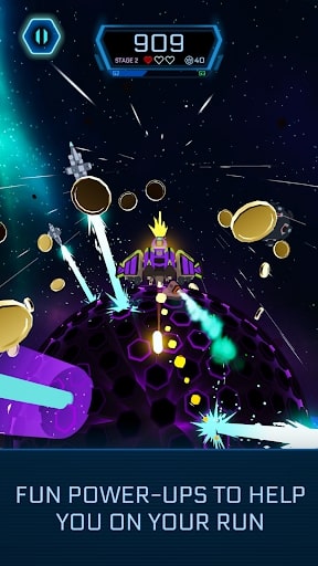 Galaxy Swirl: Hexa Endless Run MOD version