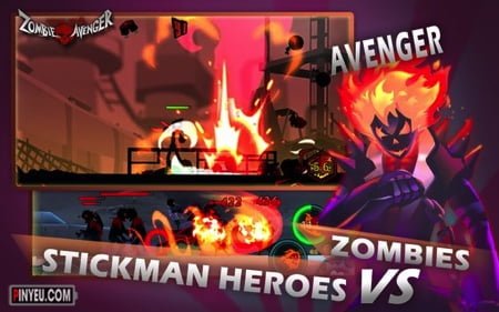 Download Zombie Avengers: Stickman War Z game