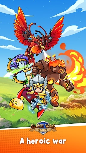 Slime War: Idle Hero MOD version