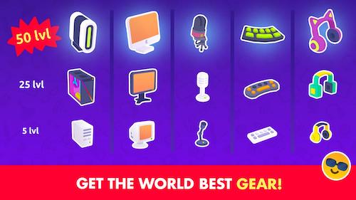 Download Idle Streamer Tuber game MOD unlimited bits