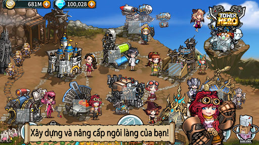Game Anh hùng tháp bản mod nâng cấp