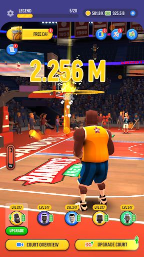 Manage your basketball club with Basketball Legends Tycoon