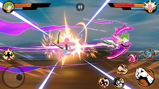 Stickman pirate battle game