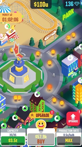 Tải Idle Light City MOD