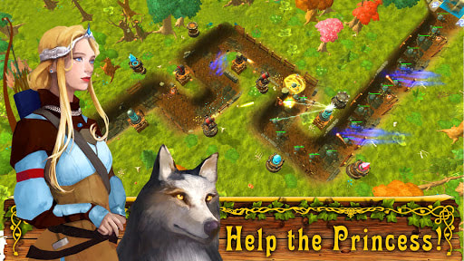 Mở khóa màn chơi nhiệm vụ Fantasy Realm Tower Defense