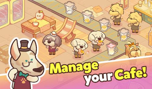 Dog Cafe Tycoon phong cách nhấp chuột rảnh tay