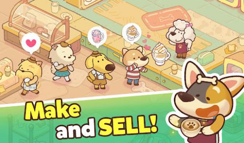 Dog Cafe Tycoon bản chuẩn tại ApkUnlimit