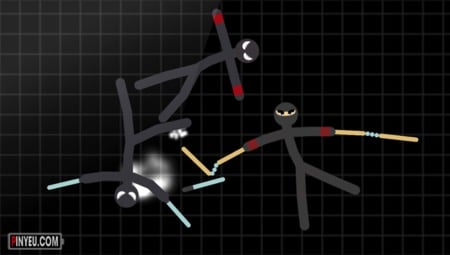tro choi nguoi que stickman warriors