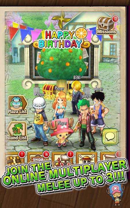 ONE PIECE THOUSAND STORM for android, iphone