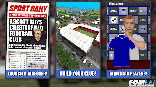 FCM23 - Football Club Management 2023 Utility Menu MOD