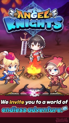 AFK Angel Knights MOD unlimited money, god mode