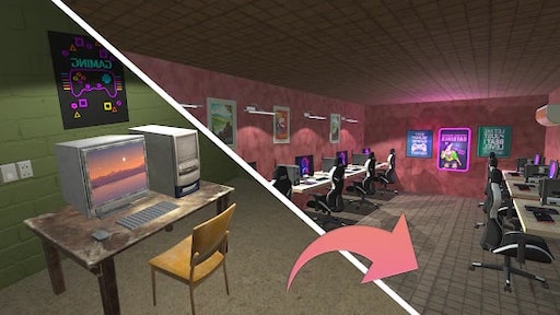 Hack Gamer Cafe Job Simulator full money