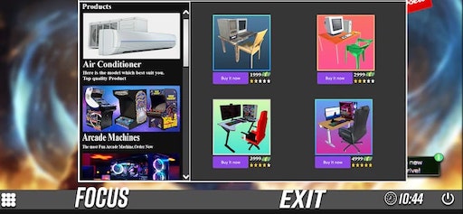 Internet cafe business game