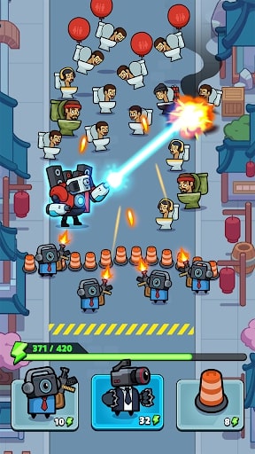 Toilet Fight: Police vs Zombie Ad-Free MOD