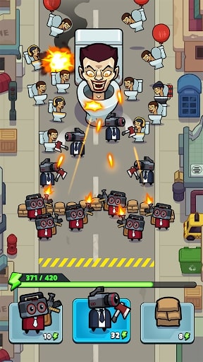 Toilet Fight: Police vs Zombie Unlimited Money MOD