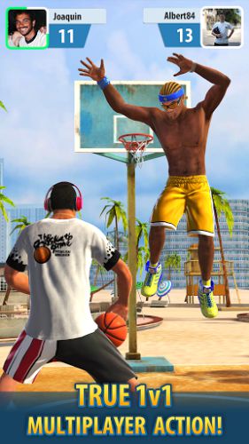 Beautiful dunks in Basketball Stars