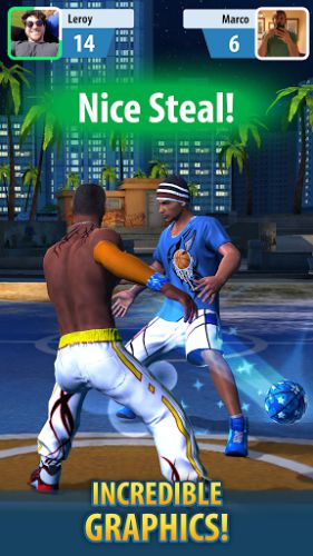Magical crossovers in Basketball Stars