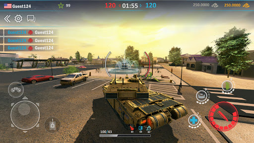 Tank shooting game hacked version