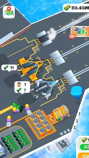 Idle Aircraft Carrier MOD Version