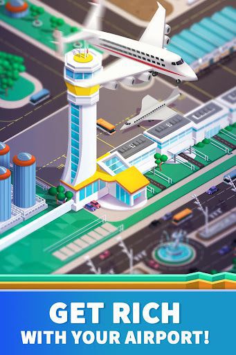 Challenge yourself with airport management in Idle Airport Tycoon