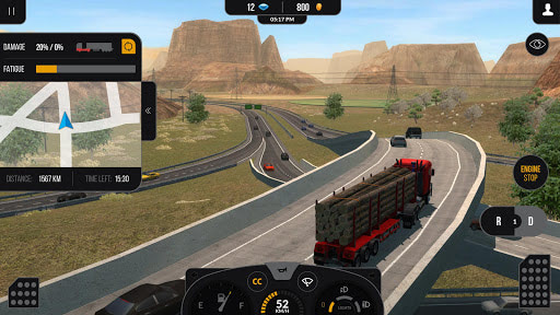 Truck driving simulator game