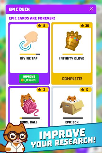 Experience Super Idle Cats at ApkUnlimit