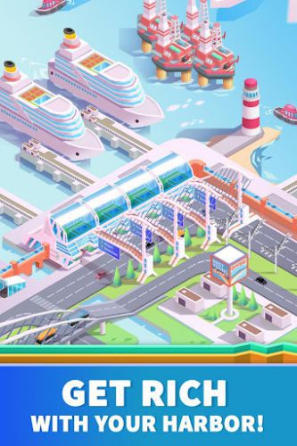 Idle Harbour Tycoon － Sea Docks tựa game nhàn rỗi thư giãn tuyệt vời