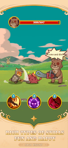 Saga Knight MOD unlimited skills