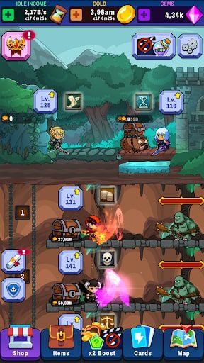 Idle Dungeon Tycoon MOD vô hạn vé