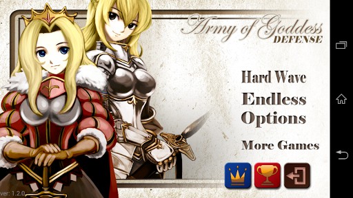 A game fighting against the forces of darkness