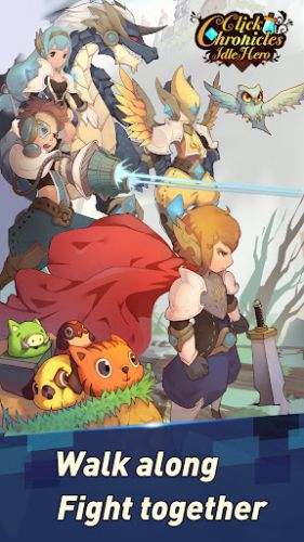 Click Chronicles Idle Hero mod không giới hạn pha lê