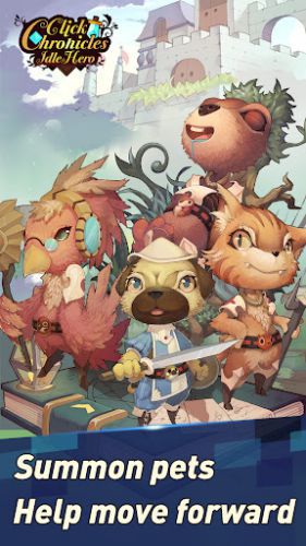 Click Chronicles Idle Hero game hành động nhẹ nhàng