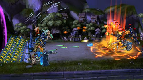 Guardians of Castle Tower Def destroy enemies
