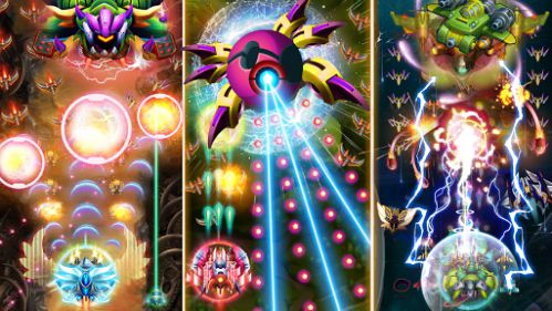Galaxy Strike Space Shooter mod unlocks unlimited gold
