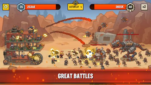 Game thủ thành Steampunk Camp Defense