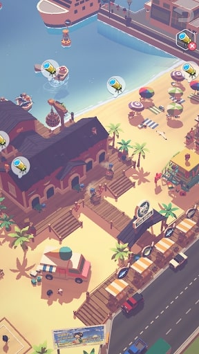 The Cat Fishing Village at ApkUnlimit
