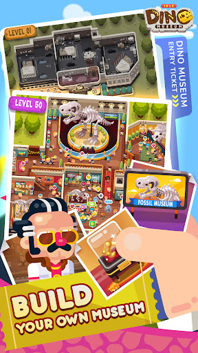 Idle Dino Museum MOD tiền