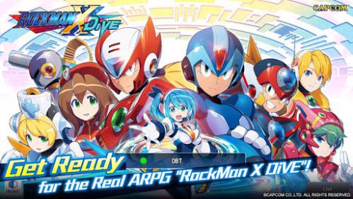 MEGA MAN X DiVE anime style