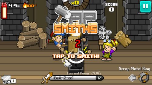 Tap Smiths Blacksmith Game