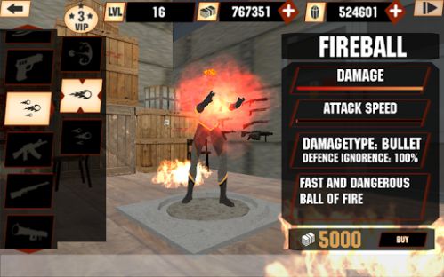 Flame Hero uses attack skills