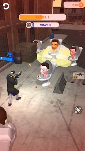 Skibidi War - Toilets Attack Game Unlimited Money MOD