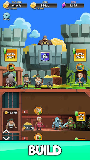 Idle King - Fantasy RPG manage MOD Gold