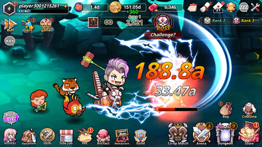 Pow Pow Dungeon: Idle MOD Money