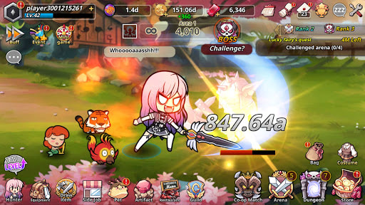Pow Pow Dungeon: Idle MOD Damage
