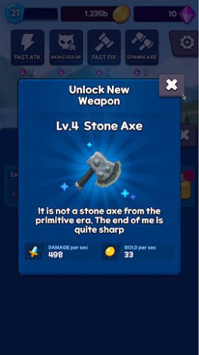 Ultimate Axe Idle Clicker at ApkUnlimit
