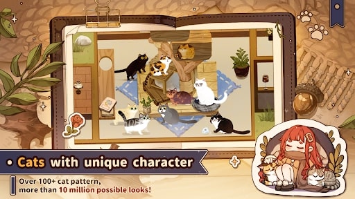 Losing Cats Way MOD get free gifts