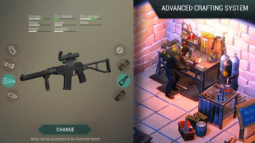 Jogo de sobrevivência envolvente para celular Last Day on Earth no ApkUnlimit