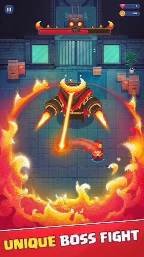 Firefighter: pixel shooter MOD Unlimited Currency